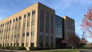 Comsearch office building exterior on a clear day.